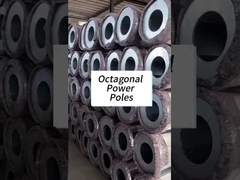 Jaka jest zasada projektowania ośmiokątnego stalowego słupa energetycznego ze stożkową płytą podstawy?