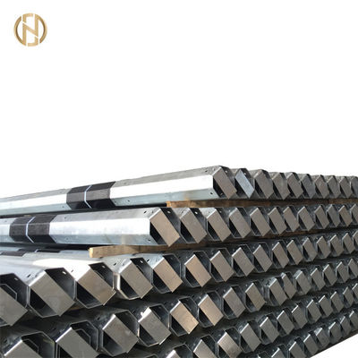 11KV 33KV Metal Power Pole  Steel Transmission Pole 7.5m 9m 11m