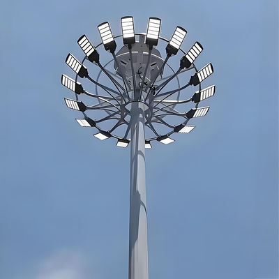kupować Słup wysokiego masztu z ocynkowanej ogniowo konstrukcji oświetleniowej stadionu online manufacture
