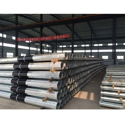 kupować Producent stalowych słupów elektrycznych 33kV - Ocynkowane ośmiokątne słupy energetyczne słupy transmisyjne online manufacture