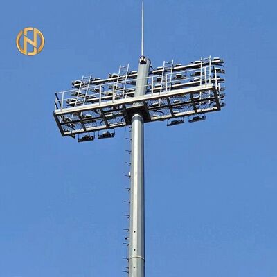 kupować Wysoki słup oświetleniowy z automatycznym systemem podnoszenia. 20M 25M 30M 35M Wieża świetlna stadionu i lotniska. online manufacture
