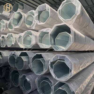 kupować Teleskopowy słup metalowy użytkowy słup elektroenergetyczny stalowy rurowy online manufacture