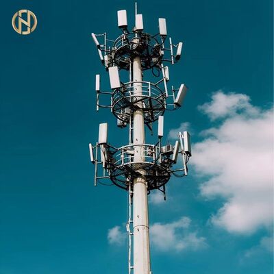 kupić Stalowy słup telekomunikacyjny ocynkowany ogniowo – zgodny z TIA/EIA-222, 20–50 m dla stacji bazowych 4G/5G online manufacture
