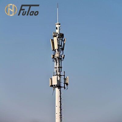 kupić 25m 30m 40m Cynkowana ogniowo mobilna wieża komórkowa | Stalowa wieża komunikacyjna dla anten bezprzewodowych 5G online manufacture