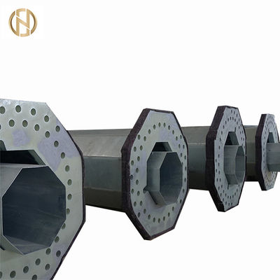 kupować Q345 Tubular Steel Utility Pole 138KV Hot Dip Galvanized Surface ASTM570 online manufacture