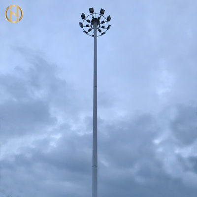 kupować Dodecagon Shape High Mast Lighting Pole Height 15M - 40M For Airport online manufacture