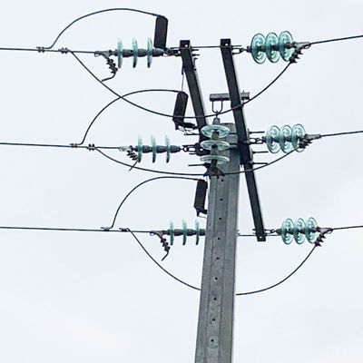 kupować Octagon Utility Pole Cross Arms 11KV 33KV Hot Dip Galvanization Surface Treatment online manufacture