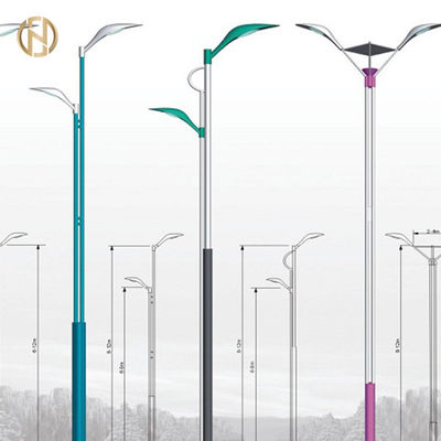 kupować Octagonal Street Light Pole  Q345B Single Arm Light Pole 3-12M Height online manufacture