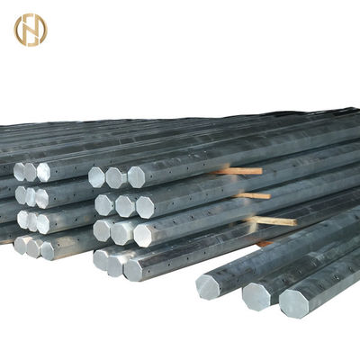 kupować Ground Mounted 15M Electrical Power Post With Baseplate Flange Connection 400x400mm online manufacture