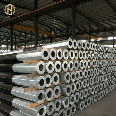 kupować 12m SPF 960daN Hot Dip Galvanized Pole 9600N 33KV 30KV ASTM 572 GR65 GR50 online manufacture
