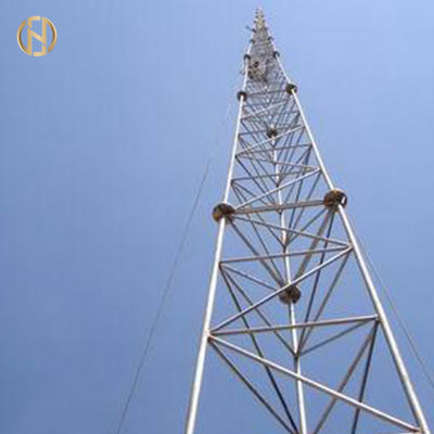 kupować 230KV 45m Galvanised Power Pole For Tranmisson Tower / Monopole Tower online manufacture