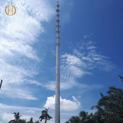 kupować 12 Sides Galvanized Eelectric Power Pole 35m 110FT Well Finished Welding online manufacture