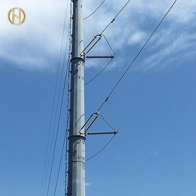 kupować Self Support Galvanised Power Pole 132KV 138KV 32m 60-90 Degree online manufacture