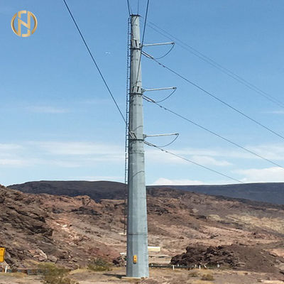 kupować Galvanized Metal Power Pole NEA 105FT 110FT 30M 32M 138KV 132KV online manufacture