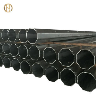 kupować Buried Type Metal Utility Poles GR50 Octagonal Shape 15KV 33KV 14m online manufacture