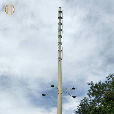 kupować 15-60M Steel Telecommunication Post   Monopole Telecommunications Tower online manufacture