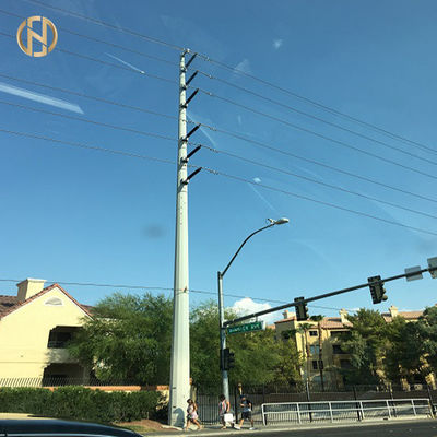 kupować Polygonal 10M Street Road Light Pole Double Brackets online manufacture