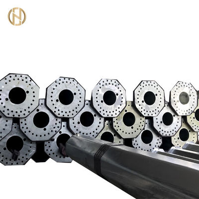 kupować 138KV Double Circuit Power Line Pole 30-60 Degree With Baseplate And M48 Anchor Bolt online manufacture
