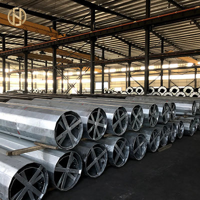 kupować 30FT 9m / 25FT 7.6m Metal Utility Pole Custom Powder Coated 7mm -16mm Thickness online manufacture