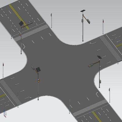 kupować 12M Cantilever ASTM GR65 Traffic Light Pole For Street online manufacture