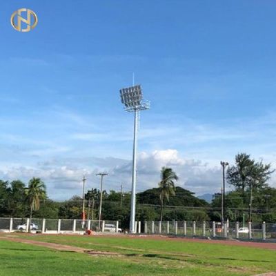 kupować Plaza High Mast Pole   25M 35M 40M Flood Light Poles Polygonal Shape online manufacture