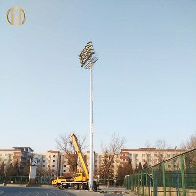 kupować Electric Lifting High Mast Street Light Pole 25M 30M 35M Long Service Life online manufacture