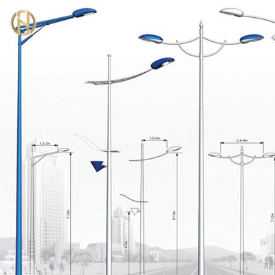 kupować Steel Street Light Pole  High Durability Street Light Stand 3-10mm Thickness online manufacture