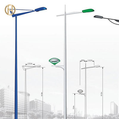 kupować 85um Galvanized Light Pole Q235B Metal Light Post Earthquake Resistant online manufacture
