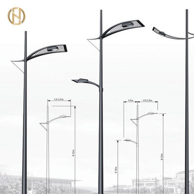 kupować 8M Street Light Pole Q235B Round Conical Single Arm Light Pole online manufacture