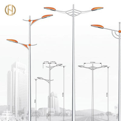 kupować Customized Hot Dip Galvanized 15 Meters Steel Street Light Pole online manufacture