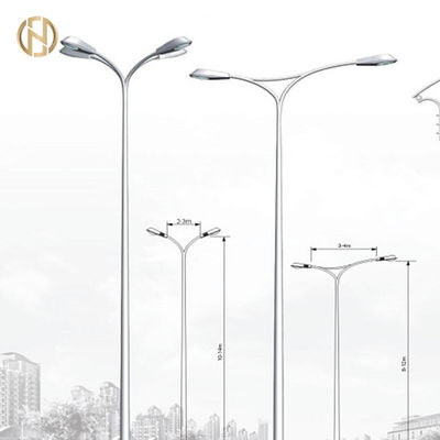 kupować Galvanized Street Light Pole  3M 6M 9M 12M Custom Octagonal Light Pole online manufacture