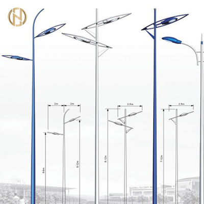 kupować Hot Dip Galvanized solar street light pole 6m 7m 9m 10m 12m Q235 Steel online manufacture