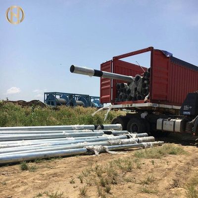 kupować Height 13m Electrical Power Pole , Metal Electric Pole 450daN SF 2.0 For ICE online manufacture
