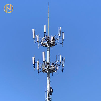 kupować 120FT Cellular Transmission Line Pole Anti Corrosion With Fiberglass Shroud online manufacture