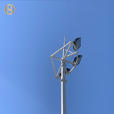 kupować Octadecagon High Mast Pole With LED Flood Lighting System 20M 30M 35M 40M online manufacture