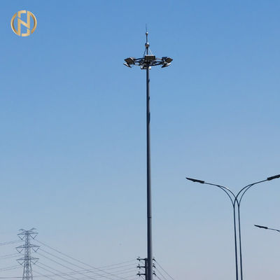 kupować 80FT 85FT 90FT High Mast Pole High Mast Tower Installed At Stadium online manufacture