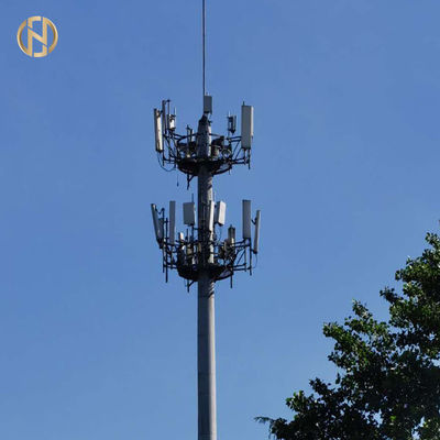kupować Hot Dip Galvanized Telecommunication Post 20M 25M 30M 35M 40M Wind Resistant online manufacture