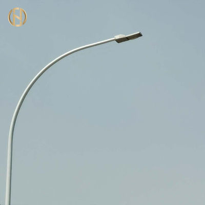 kupować Double Arm Hot Rolled Steel Lighting Pole Wind Resistant ISO 9001 Certified online manufacture