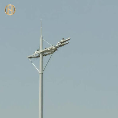kupować Octadecagon High Mast Street Light Pole Hot Dip Galvanized 20M 30M 36M online manufacture