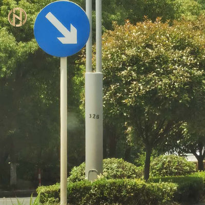 kupować High Tensile Steel Road Sign Pole Easy Safe Installation Long Service Life online manufacture