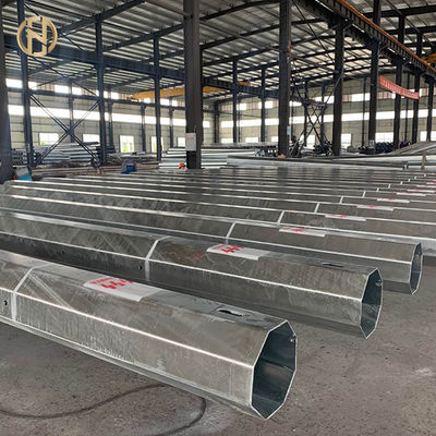 kupować 10 - 30M Hot Dip Galvanized Pole ASTM 123 ASTM 153 30FT 10KV - 550KV online manufacture