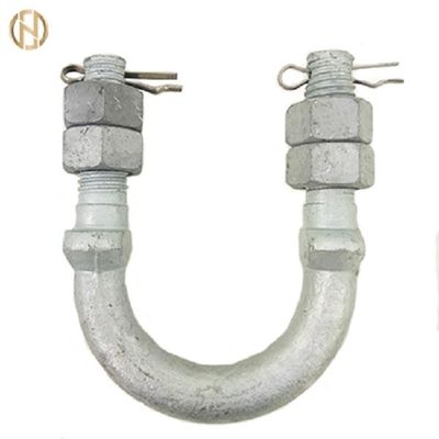 kupować Silver Color Pole Accessories   U Type Bolts For Tower Fasteners Tower Fittings online manufacture