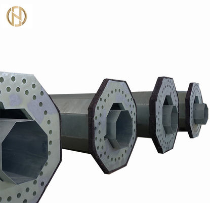 kupować Wind-Resistant 100FT 120FT Telecom Poles Telecommunication Post with ASTM A572 GR65 Steel for Different Requirements online manufacture
