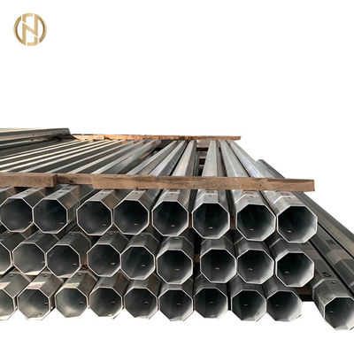 kupować 9M Galvanised Steel Utility Pole 350daN 200daN For 11kv Power Distribution online manufacture