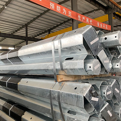 kupować Galvanized Metal Power Transmission Pole Q460C 8mm ASTM 123 online manufacture