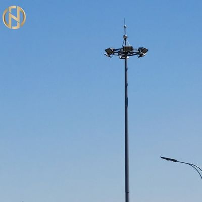 kupować Polygonal Shape 28M 36M 40M Galvanized High Mast Pole online manufacture