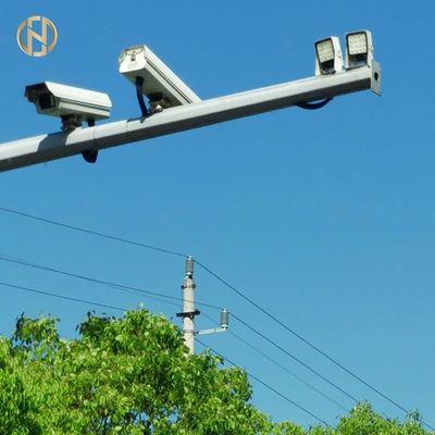 kupować Steel Security Camera Lamp Post 85um Galvanization Long Service Life online manufacture