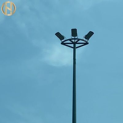 kupować 10mm Thickness Polygonal Street High Mast Lighting Pole Hot Dip Galvanized online manufacture