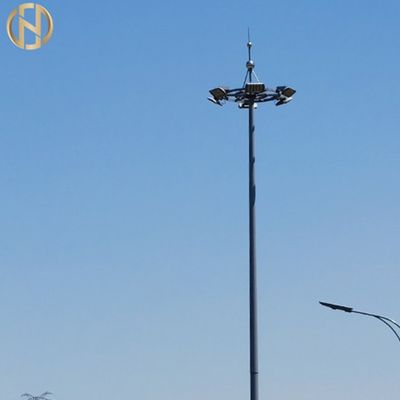 kupować Q345 Polygonal High Mast Pole Hot Dip Galvanized for lED street light online manufacture