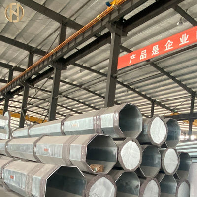 kupować Tubular Metal Electrical Power Pole 11M 450daN 550daN Low Silicon Well Finished online manufacture